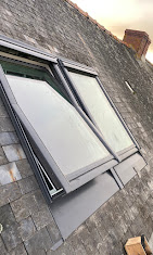 Pose de velux double sur ardoise